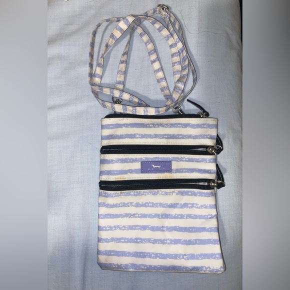 Periwinkle and white Scout Sally Go Lightly Crossbody Bag - Picture 1 of 3